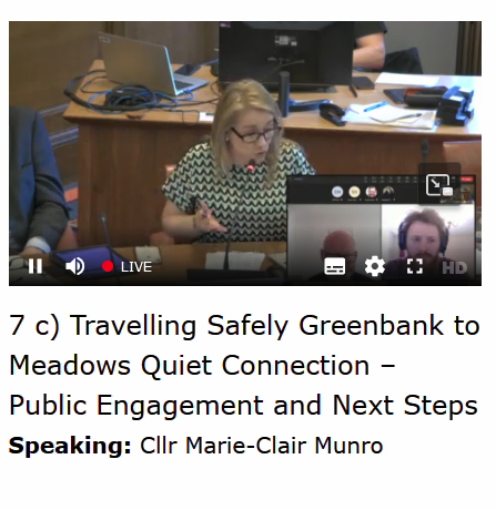 SpokesLothian's tweet photo. @Edinburgh_CC @CyclingEdin @CllrScottArthur @KatrinaFaccenda @DAstonSNP @FinlayMcF @julebandel @SanneDD @kevin_lang @CouncillorCowdy @harts_cyclery @edi_dot_bike @SW20Ed @SpokesPorty @best_edinburgh @InfraSisters @EdCriticalMass @ibikeEdinburgh @johnrobson87 @Cyclesouthedin @POPScotland @KayleighFONeill @blackfordsafer1 @scotgov @JimDensham @keithirving1 @PathsforAll @CyclingScotland @SP_NetZero @SarahBoyack @patrickharvie @carltonreid @laura_laker @CllrBenParker #Edinwebcast #BraidEstate 

Q: Cllr Munro asks re officer personal views

Senior Officer: Officers only say which option fits policy - Option 1. But decision up to cllrs

Q: @KatrinaFaccenda concern that costly scheme unfair to other areas
A: Other projects would be delayed/lost https://t.co/wiT1KLbYmn