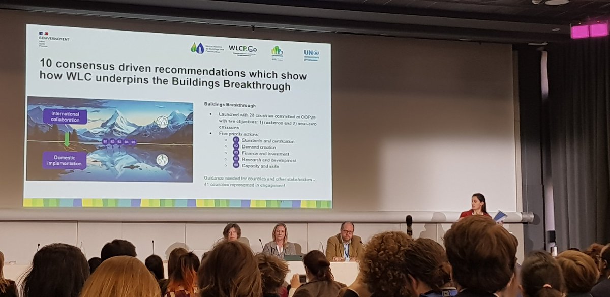 inoal4's tweet image. #GCBF2024 #FederationCinov soutient la coalition mondiale sur la performance carbone en cycle de vie des batiments WLCP.CO et 10 recommandations pour la construction dans le Nord&Sud, condition au succes de l'objectif #2030BuildingBreakthrough