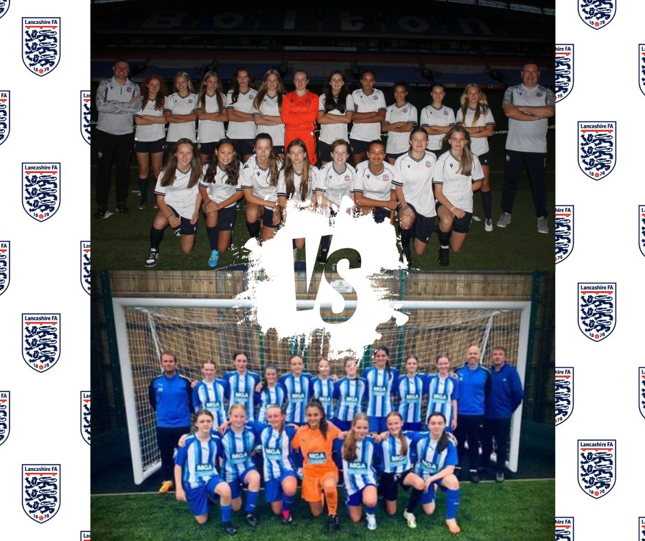 🏆 County Cup Finals 2024

Bolton Wanderers Girls FC U14 🆚 Wigan Athletic Ladies &amp; Girls U14

🏅 U14 Girls Youth Cup Final
🗓️ Sunday 10th March
⏰ 10am
🏟️ County Ground, Leyland
💷 £6 Adults, £3 Concessions
🪙 Cash Only

#CountyCups24