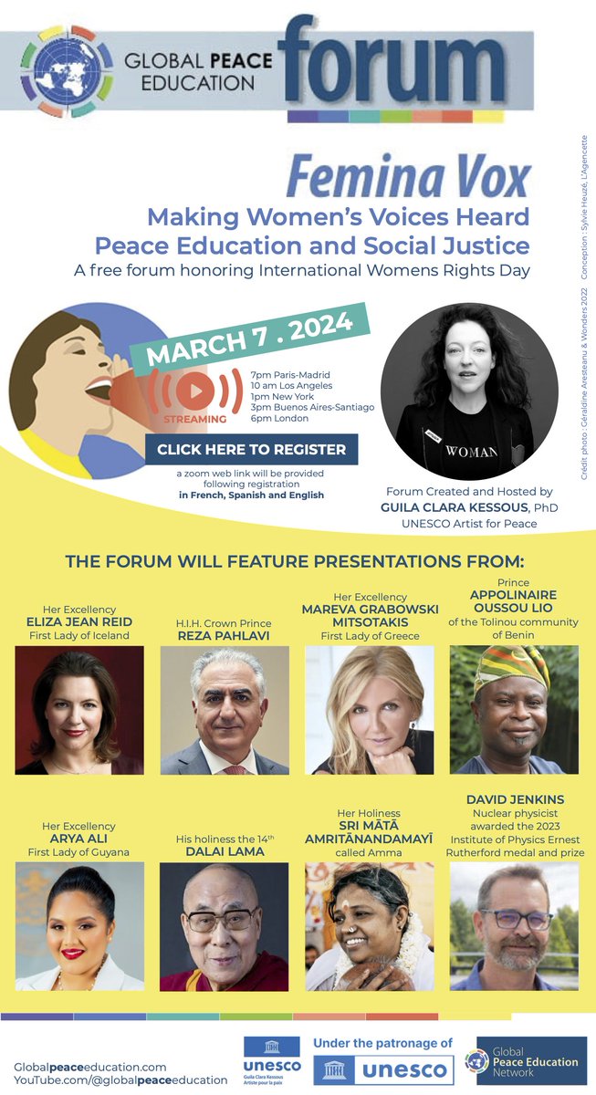 The frontline of the global fight for gender equality is in Iran where women are leading the movement for freedom, justice, and fundamental rights. To honor their sacrifice and mark #InternationalWomensDay I am pleased to have joined this UNESCO forum. youtube.com/watch?v=5M4bEE…