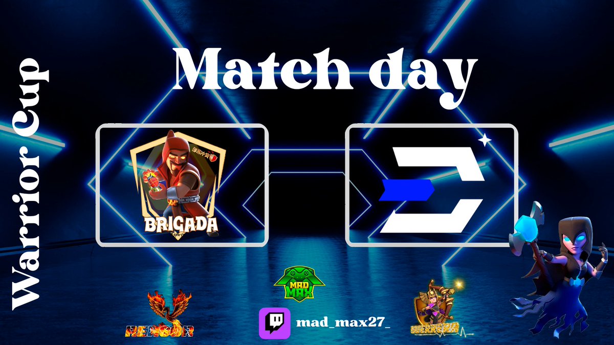JUEVES DE GUERRAZAA

Los espero a la noche con ésta guerraza tremenda!!! 🔥

🏆Warrior Cup

Brigada Esports 🆚 Eternal Dream3rs
⌚️ 11pm🇦🇷 8pm🇲🇽 3am🇪🇸

twitch.tv/mad_max27_