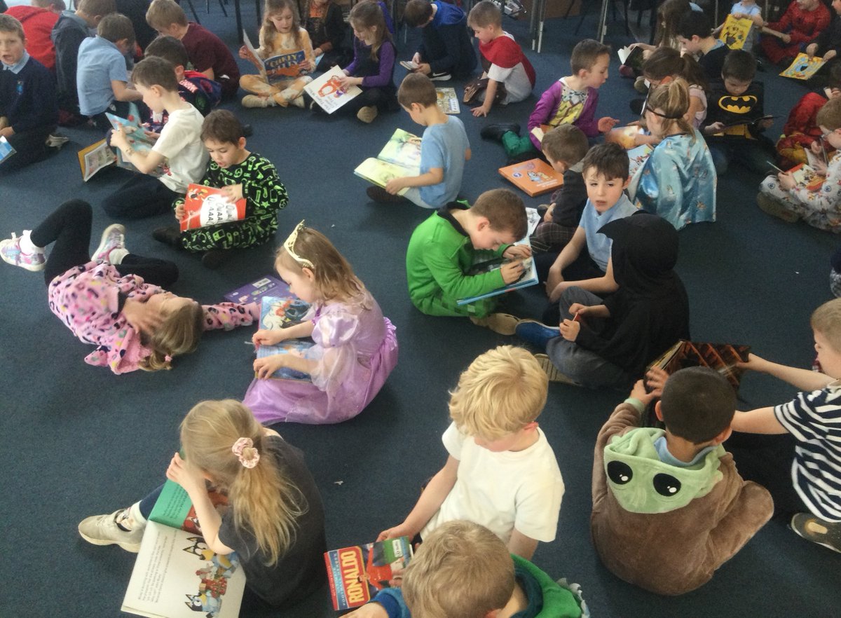 P2 enjoyed sharing their favourite books with their peers as part of World Book Day. They wanted to ask what is your favourite book and why?