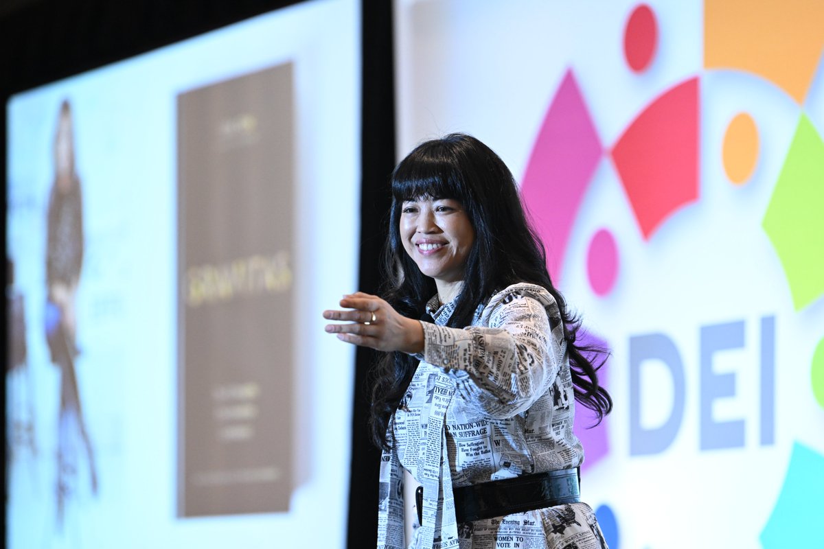 Great insights from <a href="/lisalsun/">Lisa Sun</a>, Founder &amp; CEO of <a href="/GravitasNewYork/">Gravitas</a>, on how to cultivate courage. Lisa shared how operating with excellence starts with an understanding of our superpowers, and I couldn’t agree more. #DEIConf24