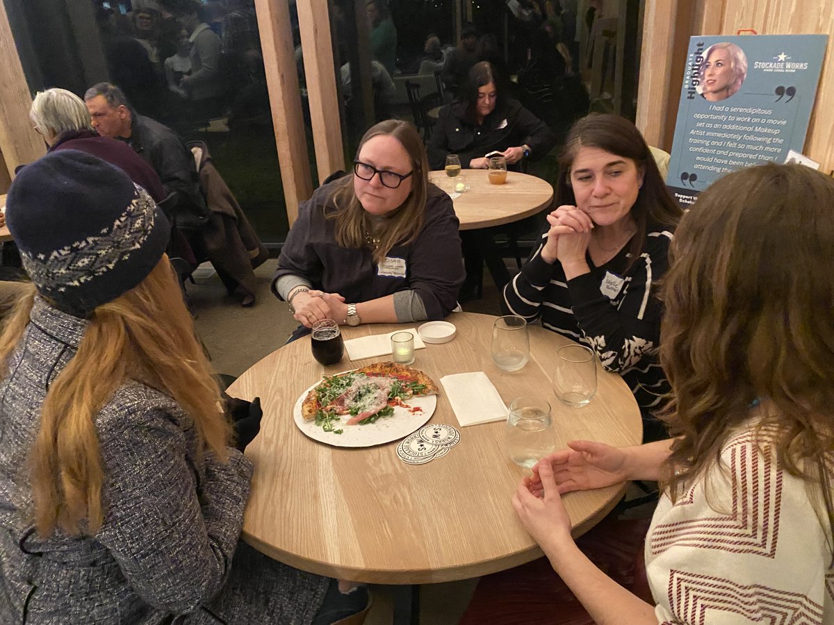 StockadeWorks's tweet photo. What a fabulous night of networking!

Thank you to Mary Stuart Masterson and Jonathan Burkhart for their fantastic, down to earth producer talk full of insider tips and laughs! Thank you to all who attended, and to @lastingjoybrewery for hosting us in your beautiful space! https://t.co/ObzVAg7ygs