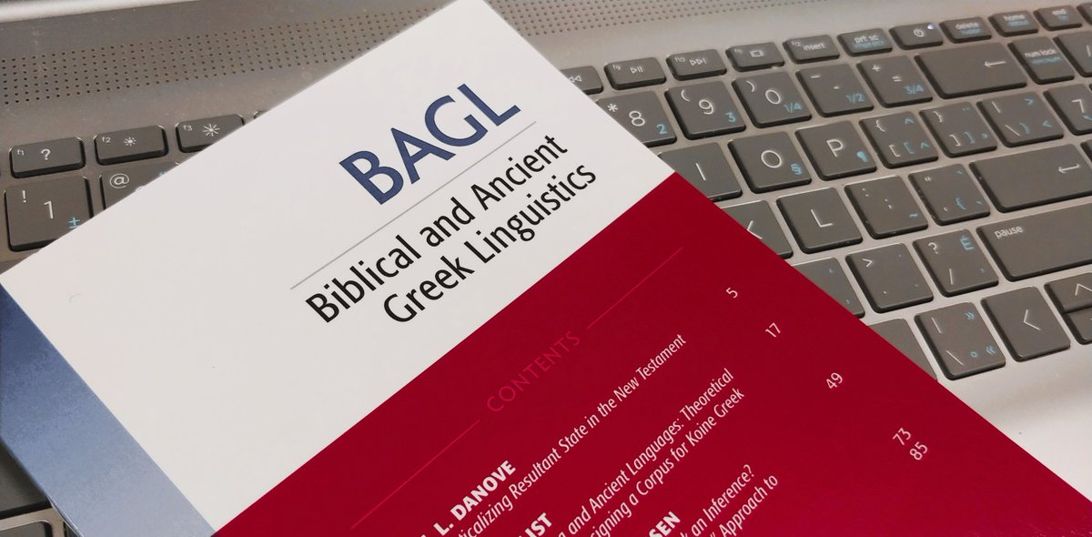 Biblical and Ancient Greek Linguistics (BAGL) is a journal that publishes works of the application of linguistics to the study of Ancient and Biblical Greek. 😀Check out the journal website at bagl.org