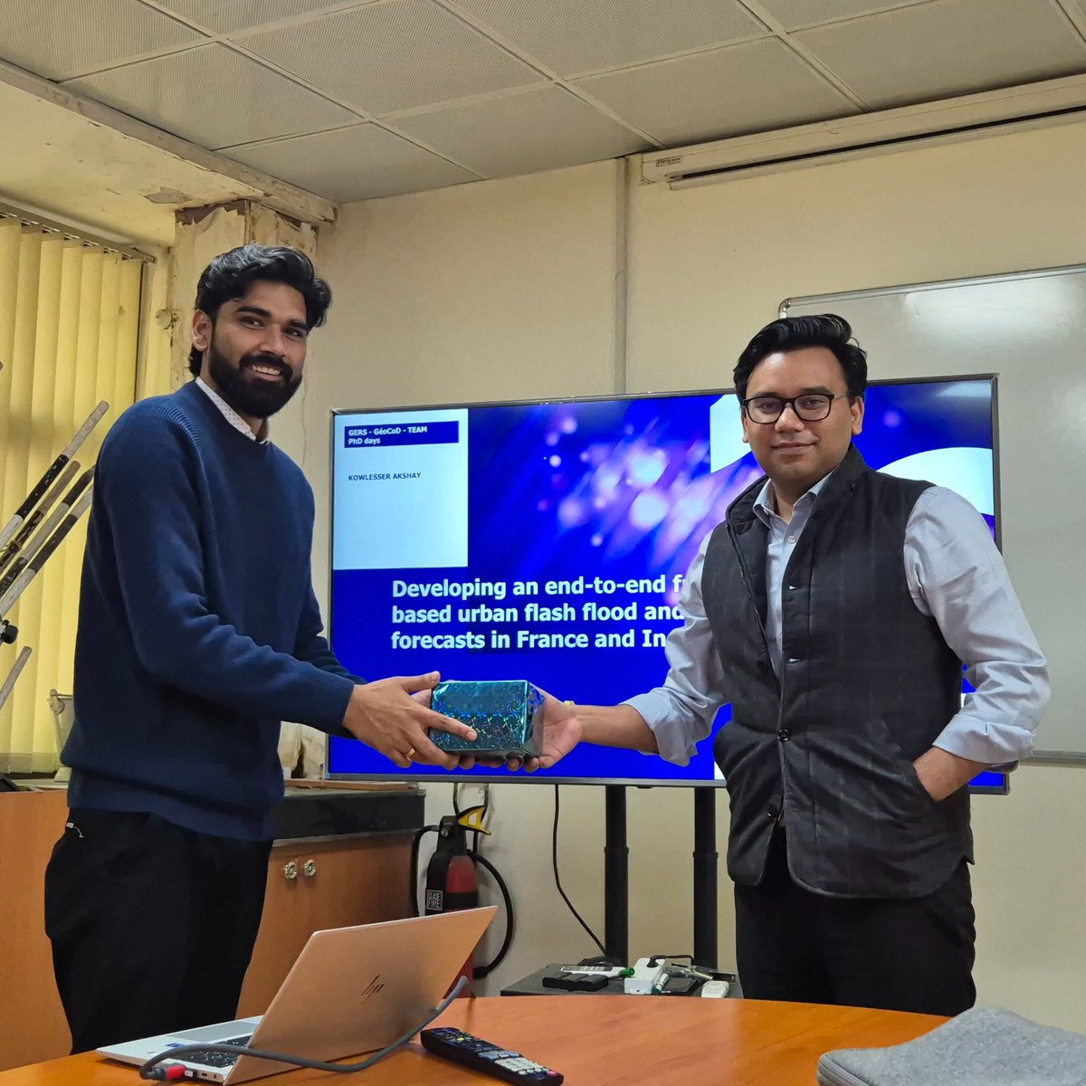 Delighted to have explored common ground with <a href="/m_saharia/">Dr. Manabendra Saharia</a> at <a href="/iitdelhi/">IIT Delhi</a> today for Himalayan earth surface processes, laying groundwork for a possible exciting collaboration. Grateful for the insights and hospitality extended. Looking forward to what lies ahead!