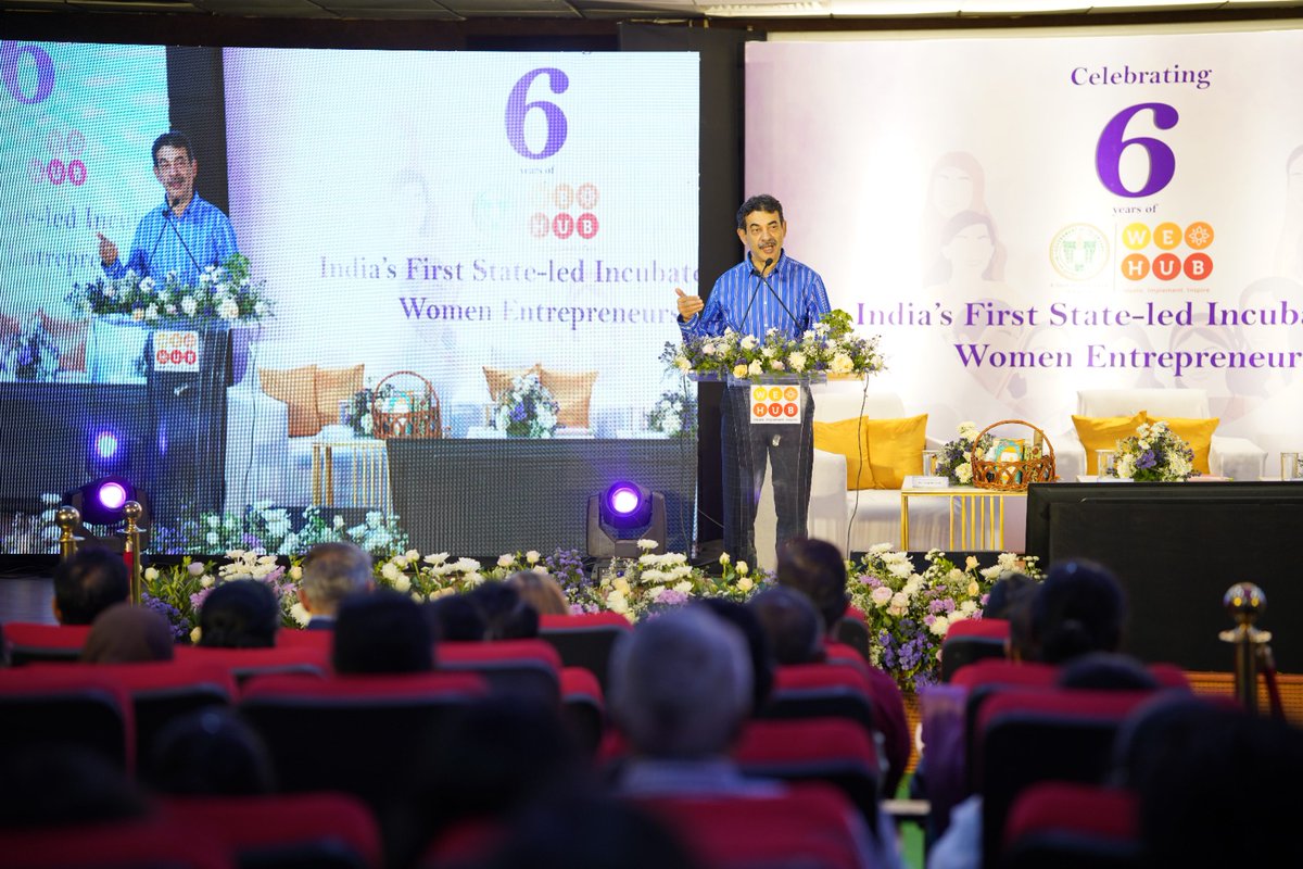 Min_SridharBabu's tweet image. @WEHubHyderabad celebrates 6 years’ of fostering entrepreneurship among Women
Minster Sri D. Sridhar Babu @OffDSB, along with Special Chief Secretary, IT and Industries Depts. @Jayesh_Ranjan today participated in the 6th anniversary celebrations of WE Hub.
During the event,…