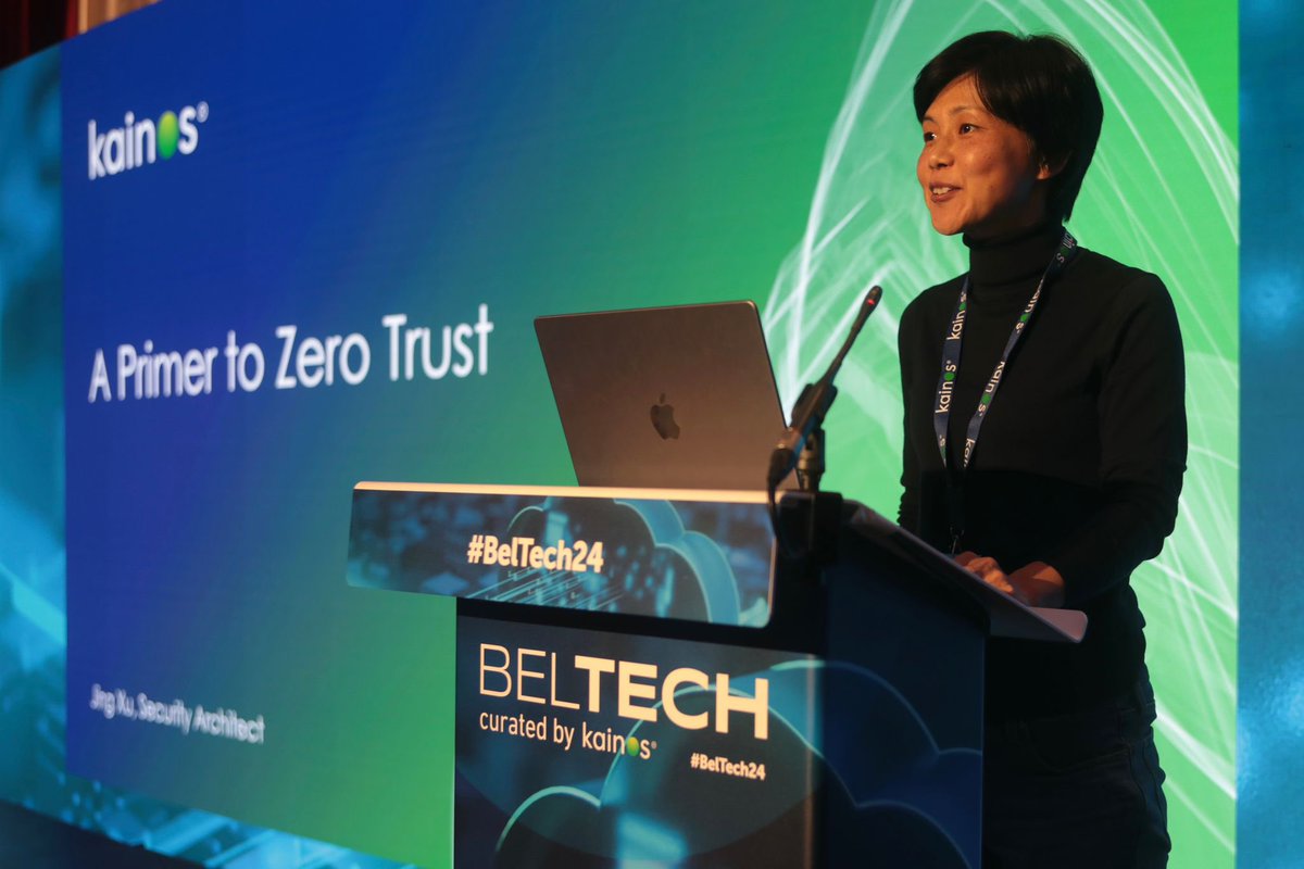 beltech2025's tweet photo. Kicking off our Trust Architecture and Digital Identity Track is Jing Xu.

Jing is a Senior Security Architect at Kainos, and will deliver her talk on ‘A Primer on Zero Trust.’

#BelTech24
@KainosSoftware https://t.co/dypeBKPGzb