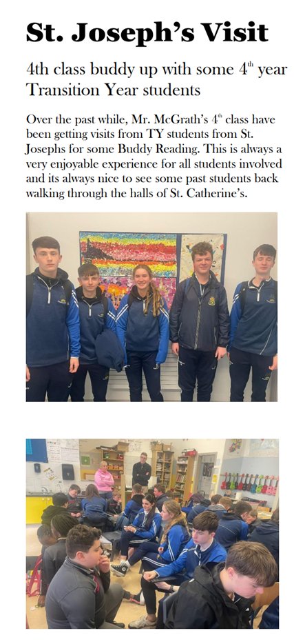 St Catherine's National School Rush (@catherinesrush) on Twitter photo 