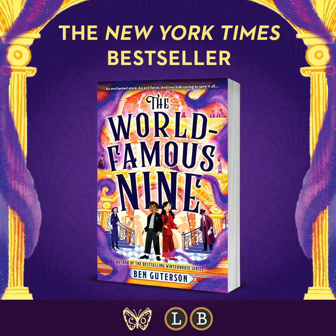 ✨ EXCITING NEWS ✨ Congratulations @ben_guterson on your New York Times bestseller THE WORLD FAMOUS NINE! 🎉