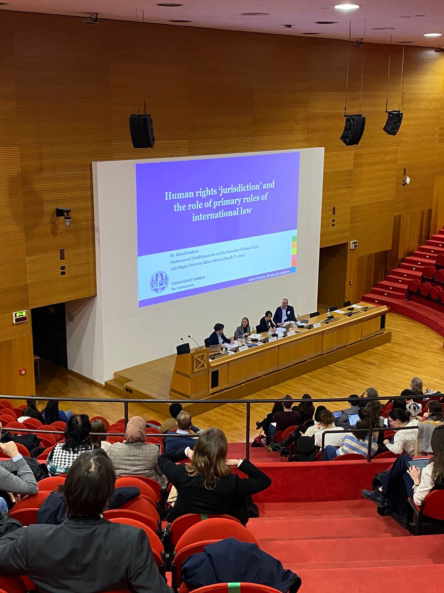 Kristof Gombeer now: to what extent can primary rules of international law inform the allocation of human rights 'jurisdiction'?

Followed by discussion!
