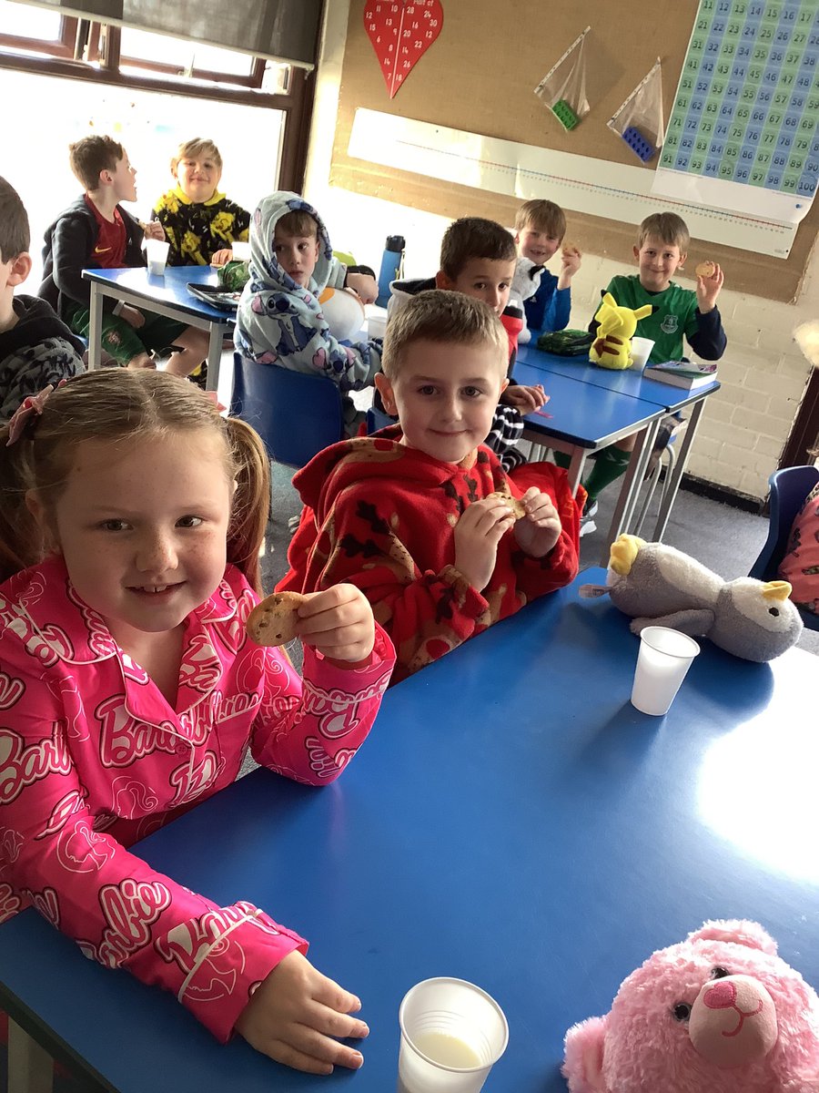 Milk &amp; cookies at story time <a href="/greenparkschool/">Green Park Primary</a>