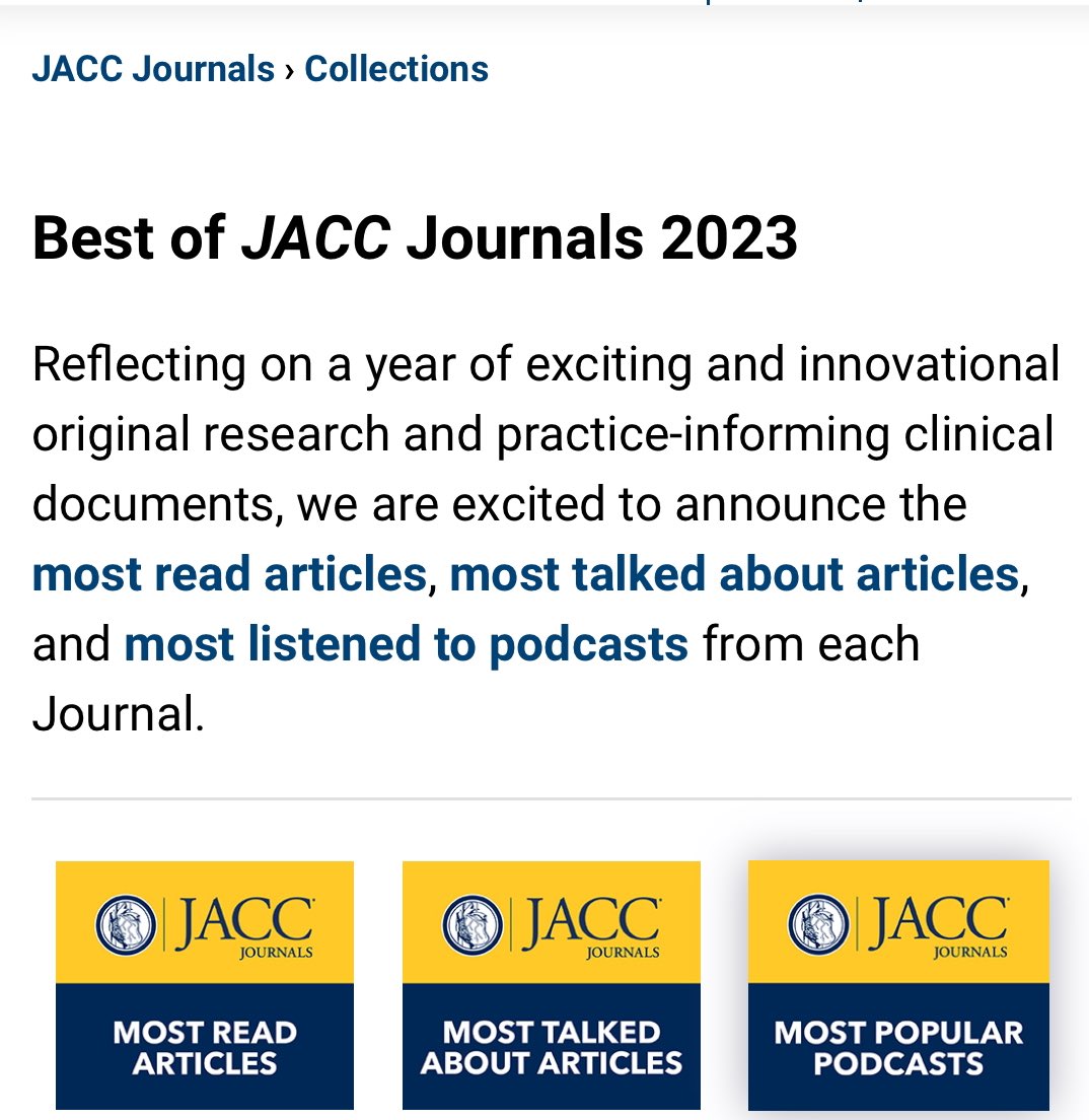 #mentorship has its rewards. My colleague Eugene @YevgeniyBr @JeffersonUniv with one of the most read/talk about articles for 2023 in @JACCJournals #JACCCaseReports @TJUHospital @TJHeartFellows @DocSavageTJU @MinnowWalsh @mividovich @achdoctmoe @JGrapsa @SVRaoMD #ACCFIT