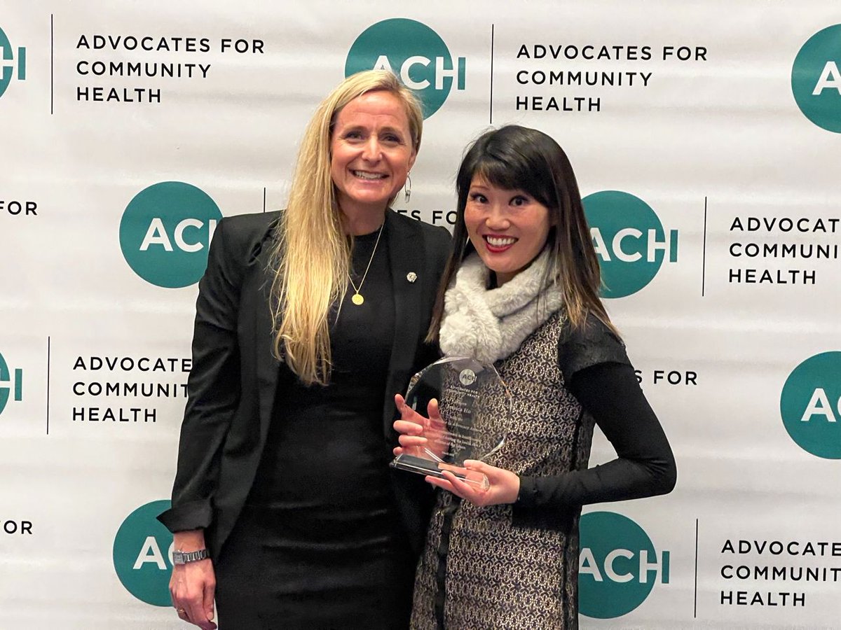 Congratulations to Government & Community Affairs Director at @nemssf Jessica Ho for winning the Advocate of the Year award! Jessica’s commitment to #CommunityHealth is inspiring to all health center champions.

#HealthCenters #HealthEquity #PrimaryCare #ACH #ACHMembers #2024AMM