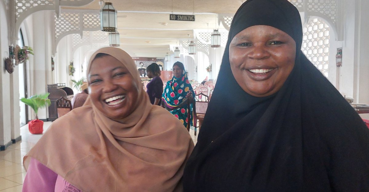 Two powerful #women in #fisheries from #Kenya: Director of Kwale County Fisheries & Founder of the NGO Coastal Women in Fisheries (CWIFE) who started as a fish vendor. So proud to work with these women