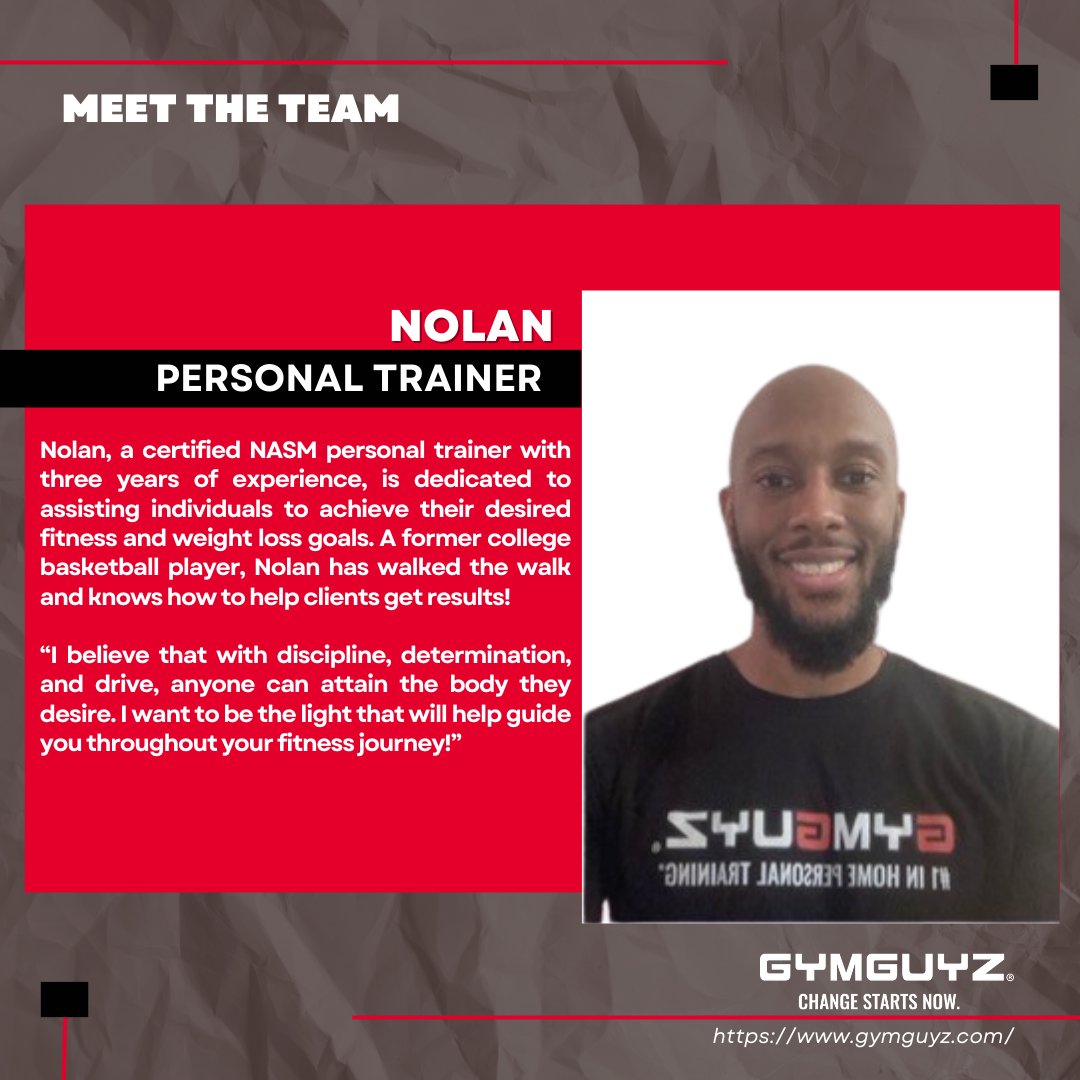 Putting face to the brilliance- Meet Nolan: A certified NASM personal trainer with a passion for transformation! 💪 With years of experience and a background in college basketball, he's here to guide you towards your fitness goals.

#meettheteam #fitnessprofessional...