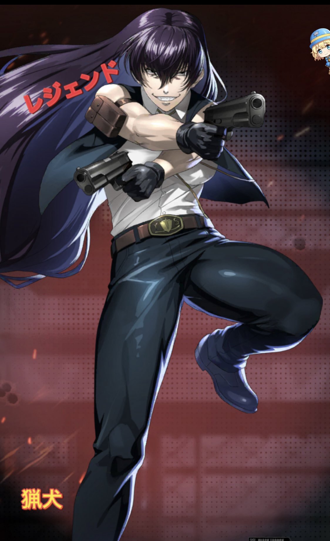 プレイマット ブラックラグーン ロベルタ BLACK LAGOON ブラックラグーン ロベルタ 2 ラバーマット プレイマット デスク