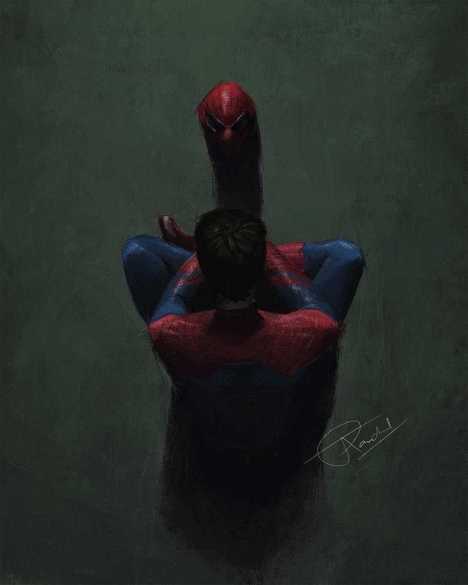 “Anyone can wear the mask. You can wear the mask.”

#spiderman #digitalpainting 
#theamazingspiderman #andrewgarfield
