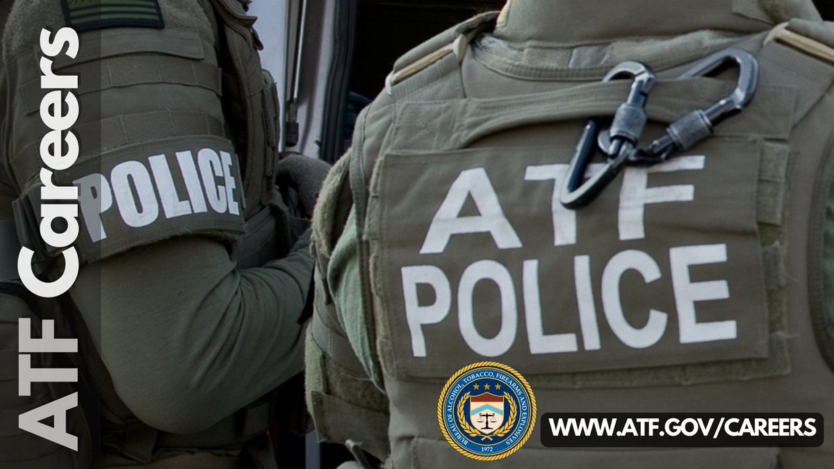 Interested in a career in federal law enforcement? We are hiring ATF Special Agents! Our agents investigate violent crimes involving firearms, arson, explosives and more. Start your journey with our team as a GS-5, 7 or 9 at usajobs.gov/job/779086600. #ATFJobs #WeAreATF