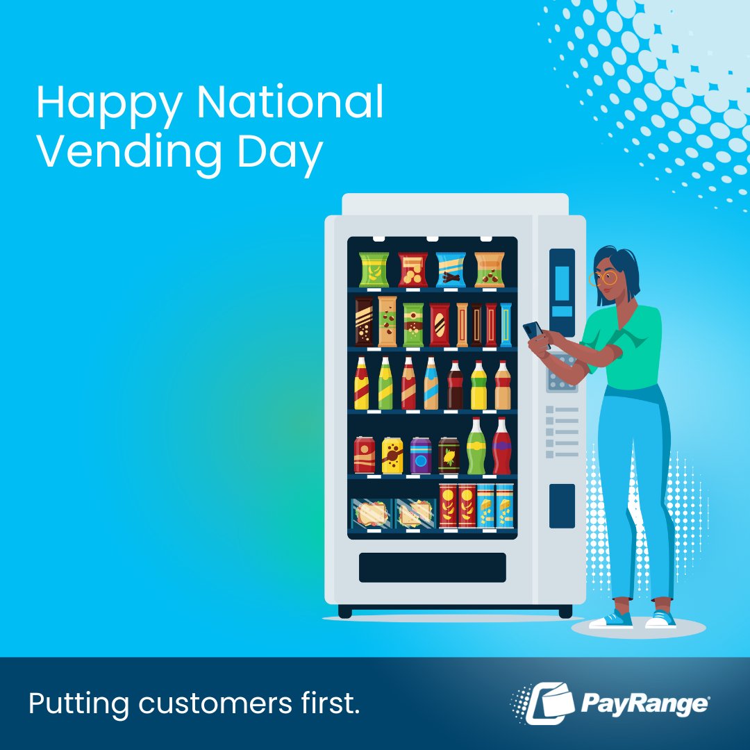 It's a great day to join the cashless revolution with us! Transform your vending machines into cashless innovations with PayRange. Empower your customers to make easy mobile payments.  

Get started now and be up and running in no time. shop.payrange.com

@nama

#vendingday