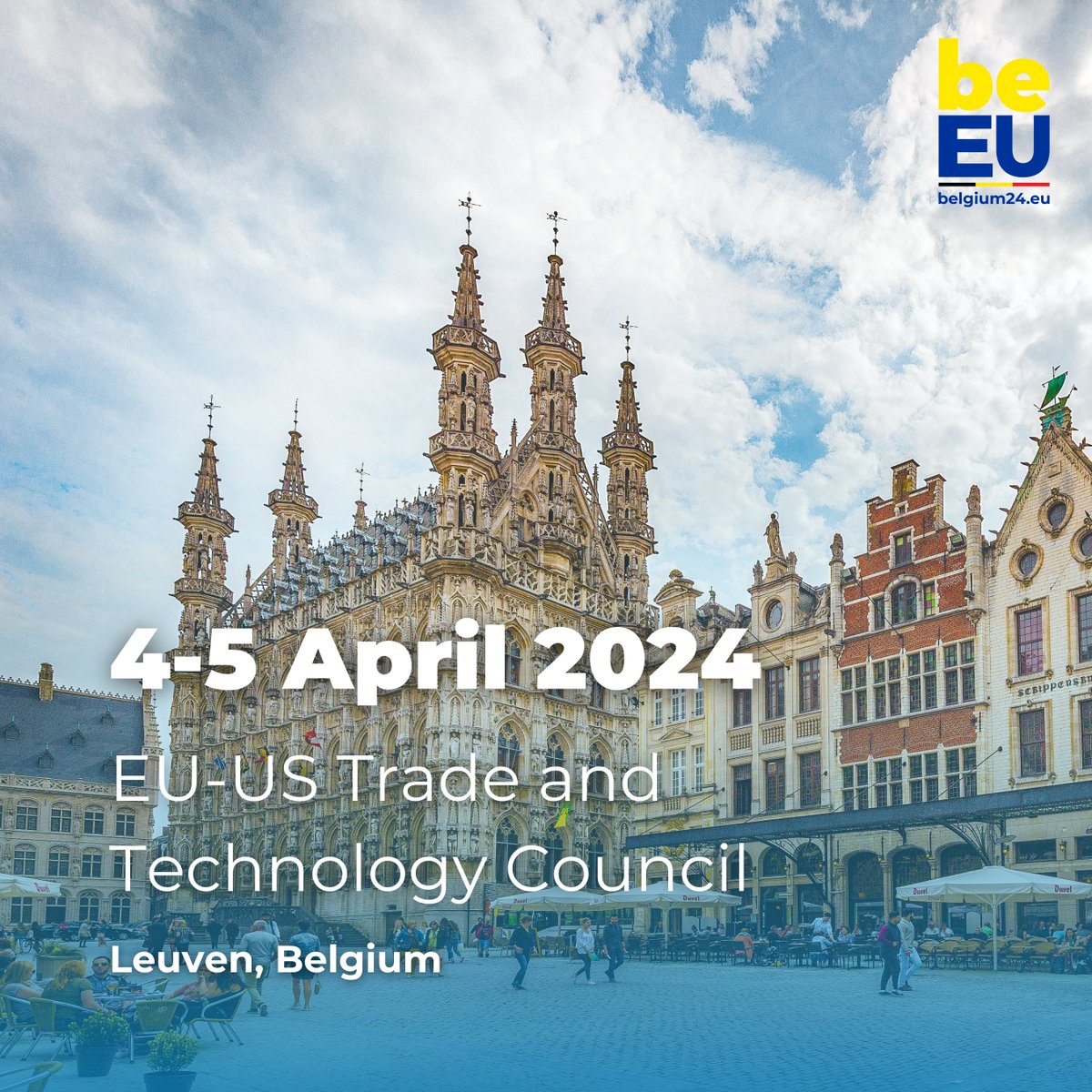 🇪🇺🇺🇸 Belgium is honored to host the 6th meeting of the EU-US Trade and Technology Council in the university town of Leuven, where history and innovation meet. Looking forward to welcoming EU and US representatives to further strengthen our economic and trade ties! #TTC6