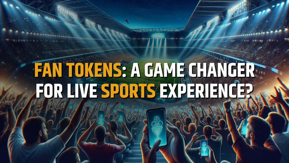 🎟️ Fan Tokens: A Game Changer for Live Sports Experience? 
Did you know that around 60% of fans would be willing to purchase a fan token for chances at free premium seats at live sporting events or exclusive merchandise? 

🤔 In an era where fan engagement is more crucial than
