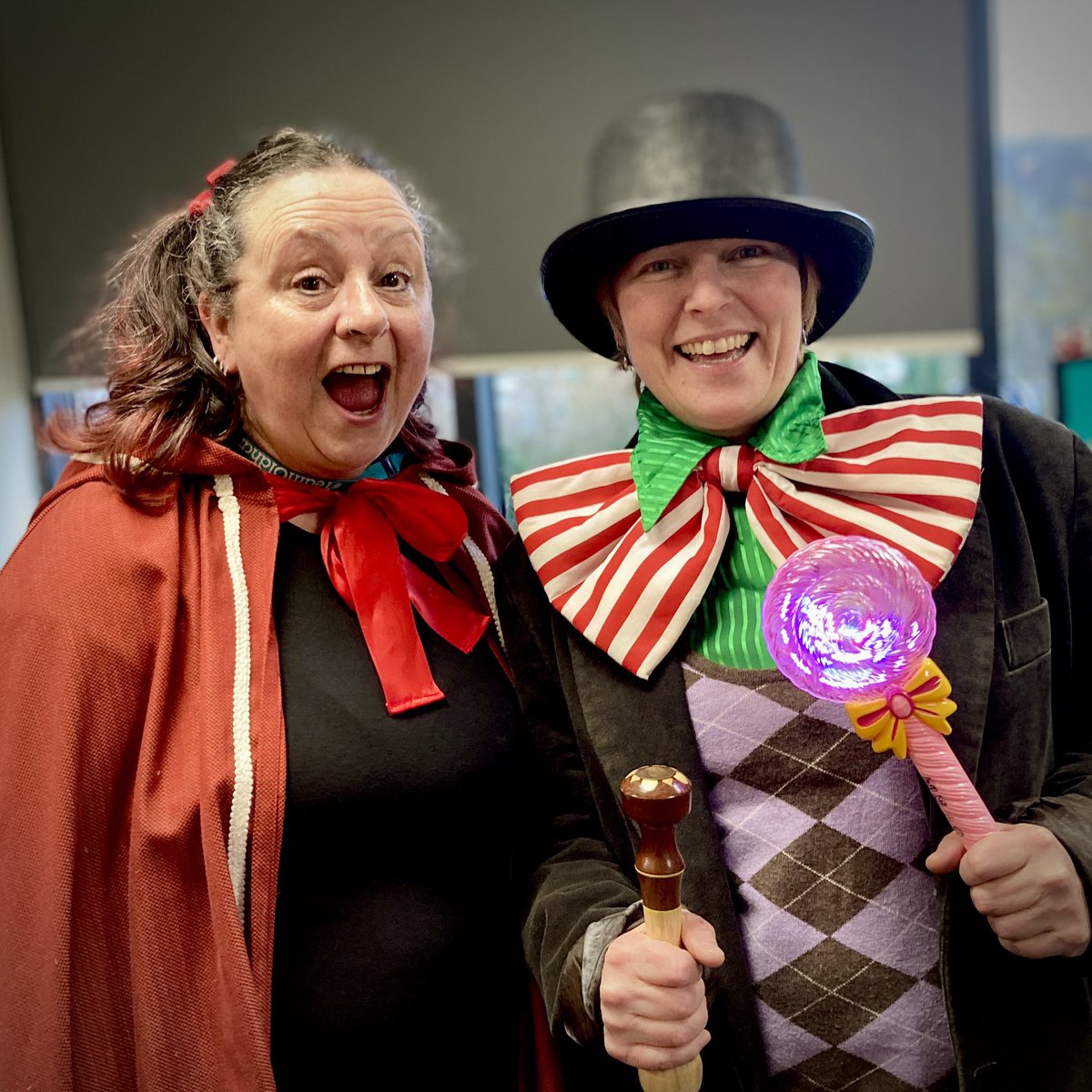 We’ve had lots of fun costuming our friends @OldhamLibraries and @GalleryOldham for World Book Day #wbd2024