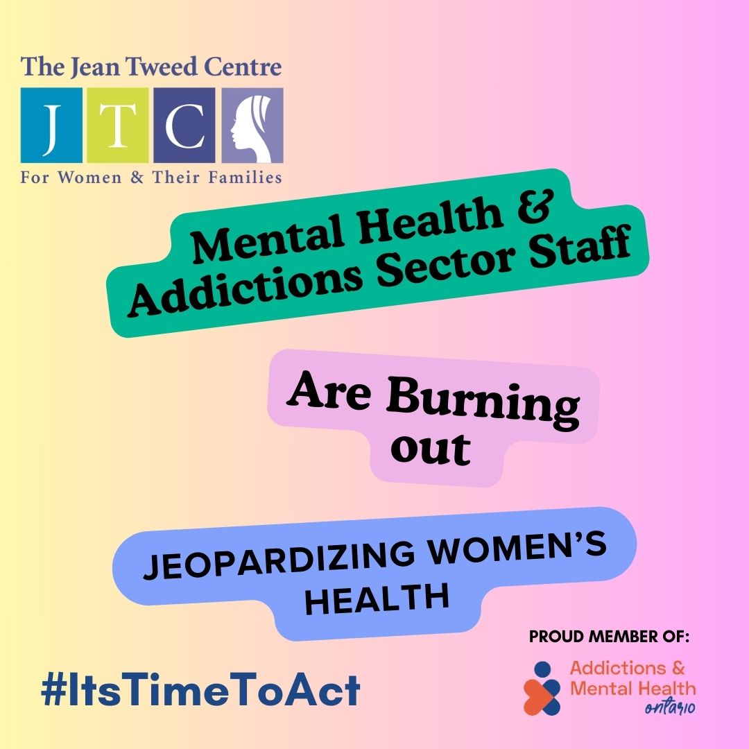 jeantweedcentre's tweet image. 👩‍⚕️ Frontline workers are burning out due to demand and outdated support models. It&apos;s crucial to ensure proper care and compensation, providing timely support for women in Ontario. #SupportOurWorkers #MentalHealthSupport #AddictionSupport @AMHOnt