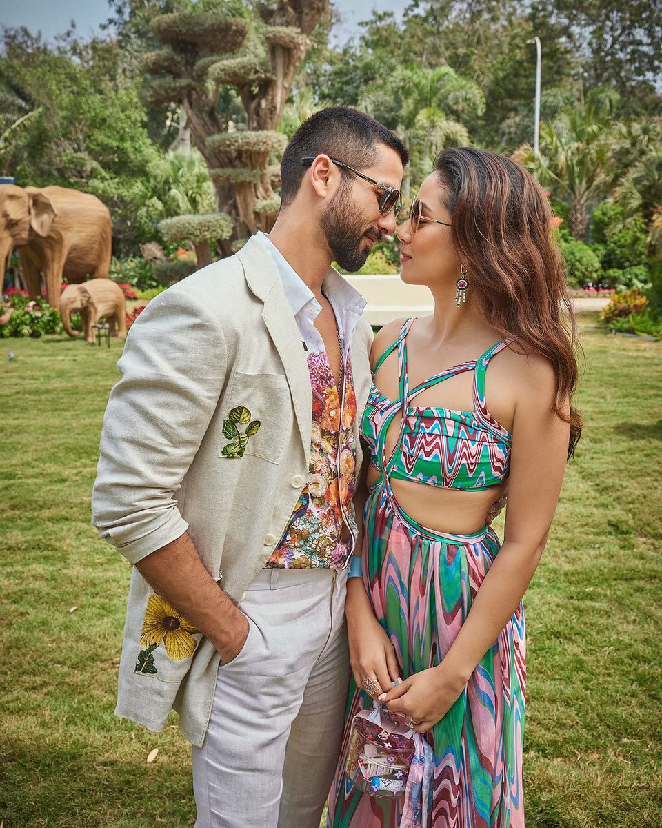 #ShahidKapoor x #MiraKapoor 🤍💚

#MiraRajputKapoor