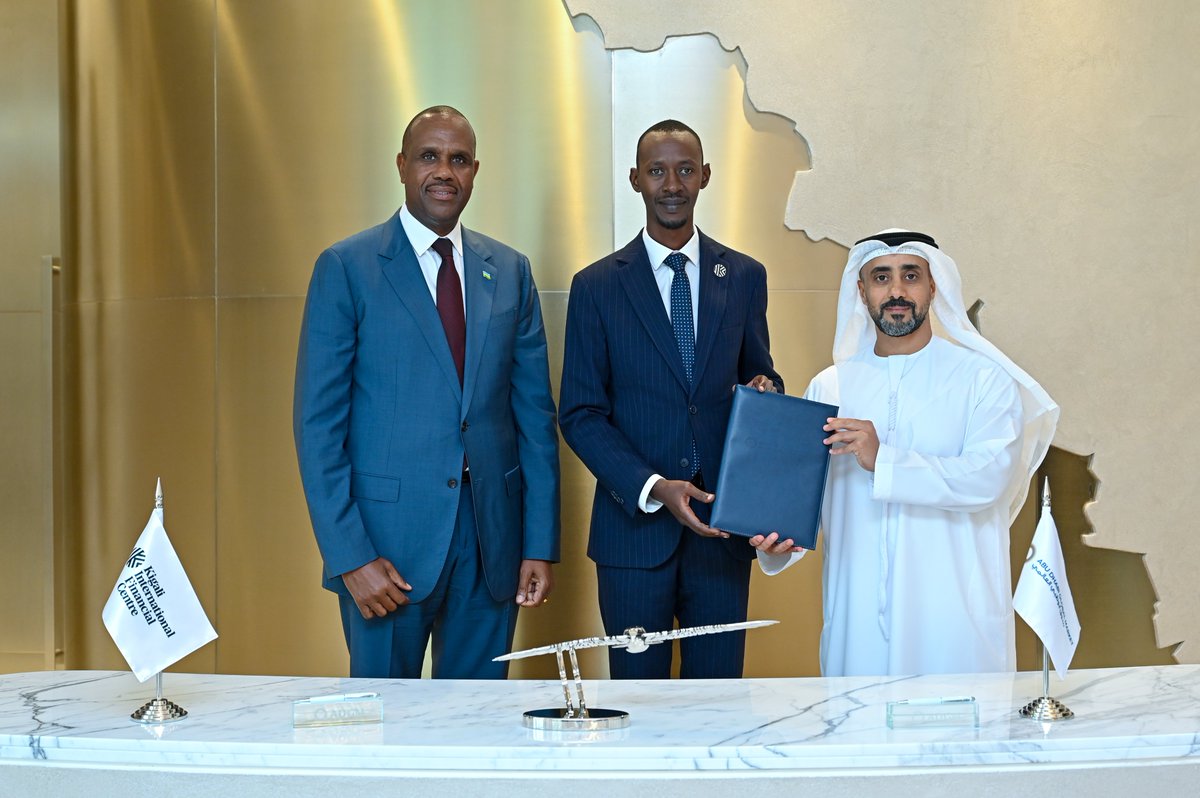 Kigali_IFC's tweet photo. ✍Yesterday, the Kigali International Financial Centre and the Abu Dhabi Global Market (ADGM) entered into a partnership establishing a comprehensive framework for collaboration between the two financial centres.

Read the Full Press Release: https://t.co/Ixit4lwpYE https://t.co/tpUrGaI8QI