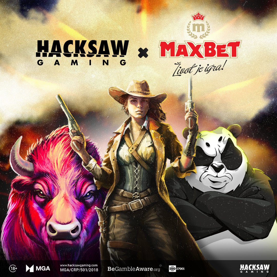 Hacksaw Gaming touch down in Serbia with MaxBet 🇷🇸

Check out all the details on the launch over here 👉 hacksawgaming.com/news/hacksaw-g…

#HacksawGaming #Maxbet #Serbia #partnership #iGamingnews #iGamingindustry #iGaming 

🔞 | Please Gamble Responsibly | BeGambleAware.org
