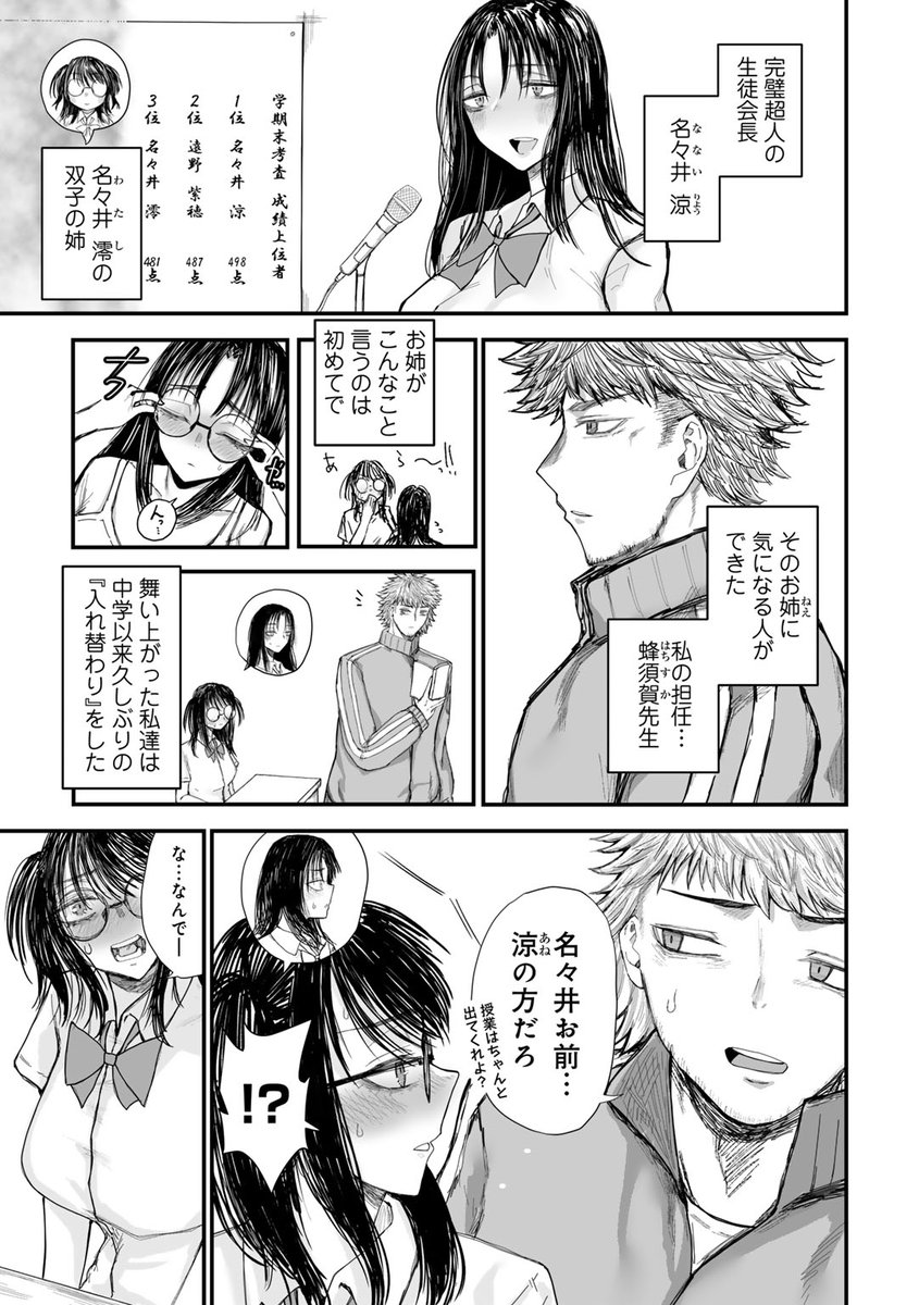 先生のこと好きになっちゃった双子姉妹が熾烈(?)な争奪戦を繰り広げるまでの話
「シスターウォーズ ep.4」1/3 