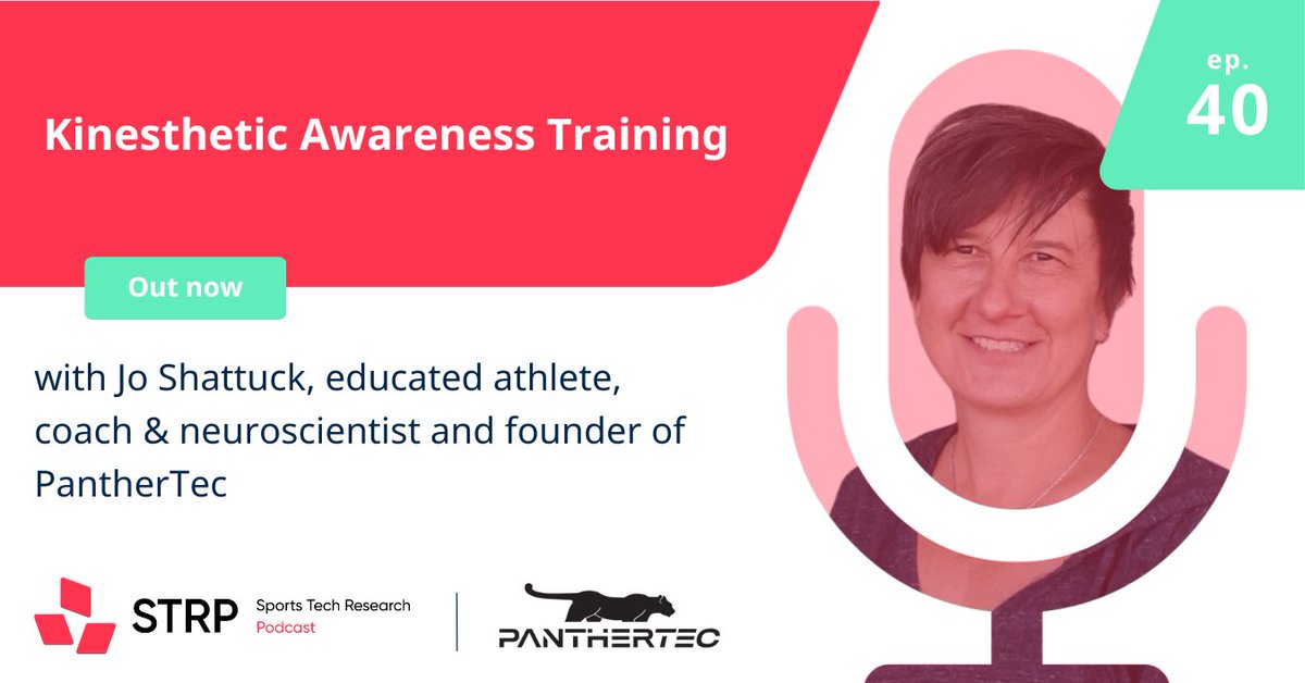 🎙️ New STRN podcast episode online! 🎙️ Our guest for #40 is Jo Shattuck from @PanthertecKat. Kristof & Jo talk about: 💬 The Kinesthetic Awareness Training system 💬 Where and how it is used 💬 What's next for the motor learning field Listen here: loom.ly/Tkkfizg
