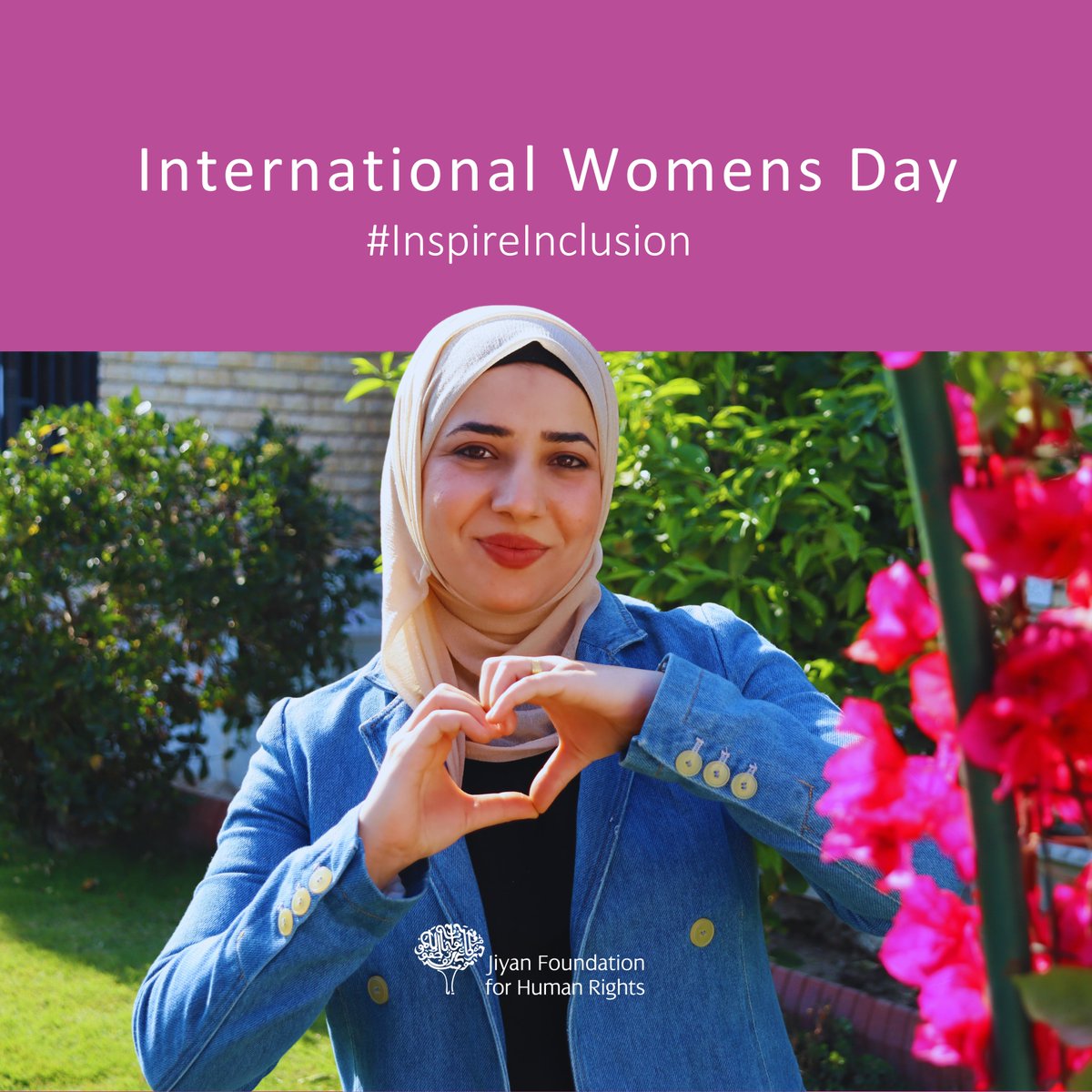 We must make sure women's rights are better upheld and protected Happy International Women's Day! پێویستە دڵنیابین لەوەی مافەکانی ژنان بەباشترین شێوە پشتگیریی دەکرێن و پارێزگارییان لێدەکرێت ڕۆژی جیهانیی ژنان پیرۆز بێت! #InspireInclusion #IWD #EmbraceEquity #March8 @womensday