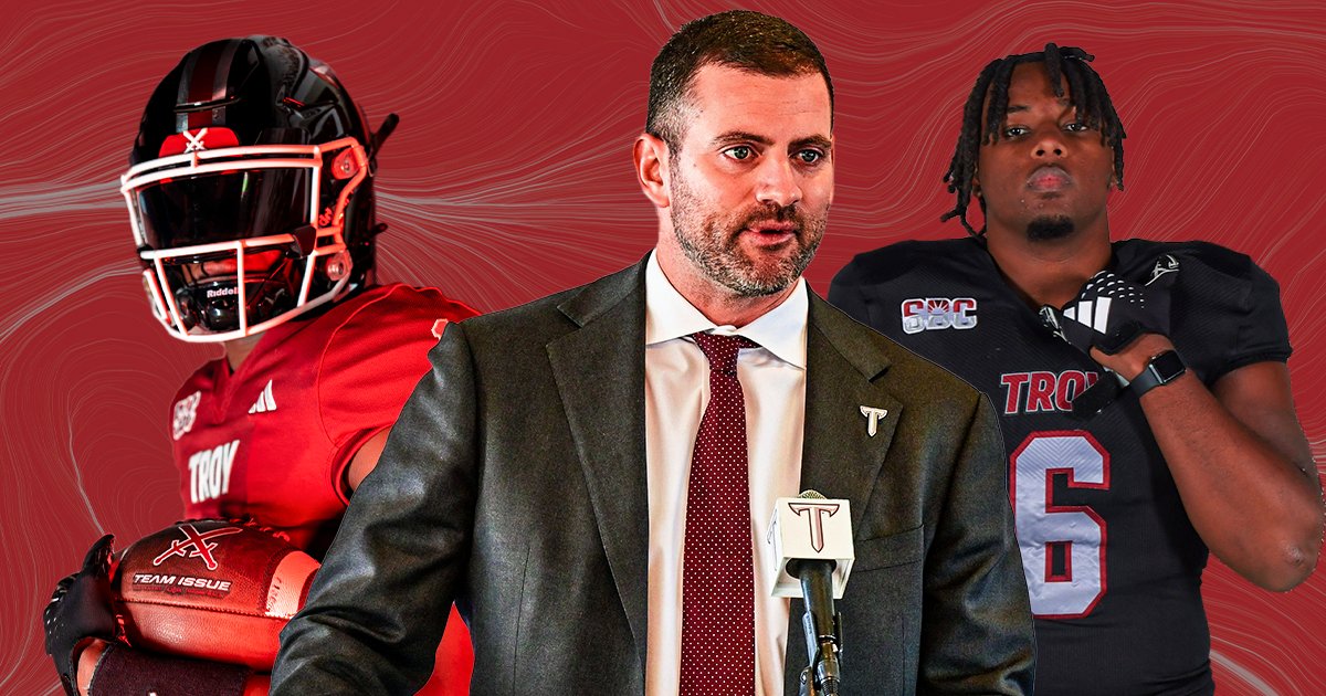 Two days before the December NSD, Troy hired away Gerad Parker from Notre Dame as its new head coach. And how things ended up? The Trojans signed the No. 1 class in the Sun Belt. Diving into Troy's first class with @GeradParker1 and @CalebDavis_TROY ⤵️ on3.com/college/troy-t…