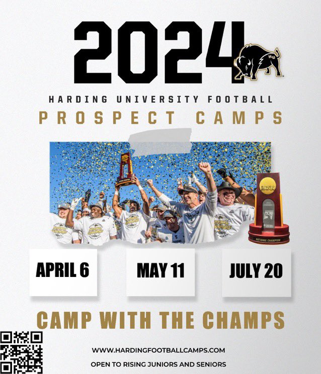 Thank you @Coach_Blank for the invite to camp @Harding_FB! #HonorGod @vvhsfootball @CoachWallin @coachList13 @coach_jb71 @PrepRedzoneNM