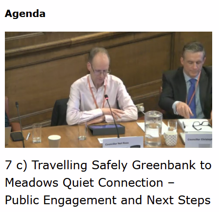 SpokesLothian's tweet photo. @Edinburgh_CC @CyclingEdin @CllrScottArthur @KatrinaFaccenda @DAstonSNP @FinlayMcF @julebandel @SanneDD @kevin_lang @CouncillorCowdy @harts_cyclery @edi_dot_bike @SW20Ed @SpokesPorty @best_edinburgh @InfraSisters @EdCriticalMass @ibikeEdinburgh @johnrobson87 @Cyclesouthedin @POPScotland @KayleighFONeill @blackfordsafer1 @scotgov @JimDensham @keithirving1 @PathsforAll @CyclingScotland @SP_NetZero @SarahBoyack @patrickharvie @carltonreid @laura_laker @CllrBenParker #Edinwebcast #BraidEstate 

@DAstonSNP amendment: Option 3 provides zero benfit for walking
Cllr Dobbin: Deputations &amp; @CllrBenParker were very effective and moving

Cllr Neil Ross (LD) says current scheme dangerous for🚲e.g. at the modal filters (!?) https://t.co/EmBm0bx5lN