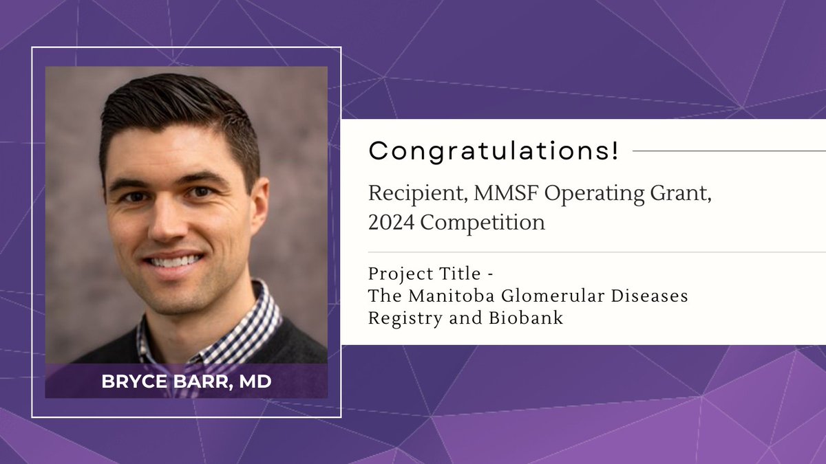 SevenOaksCDIC (@sevenoakscdic) on Twitter photo 🎉 Congratulations to CDIC Collaborator Dr. <a href="/BryceBarr9/">Bryce Barr</a> on receiving an Operating Grant from the Manitoba Medical Service Foundation!
Read more about his research project, as well as the projects from other rising new investigators in the province: mmsf.ca/current-grant-… 🎉 Congratulations to CDIC Collaborator Dr. <a href="/BryceBarr9/">Bryce Barr</a> on receiving an Operating Grant from the Manitoba Medical Service Foundation!
Read more about his research project, as well as the projects from other rising new investigators in the province: mmsf.ca/current-grant-…