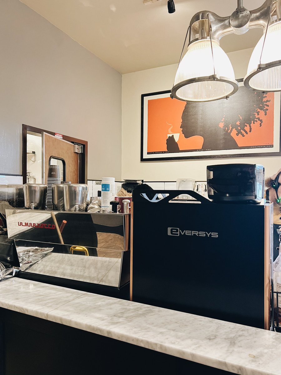 Also, the Peet’s in my brothers suburban neighborhood just got a new espresso machine.