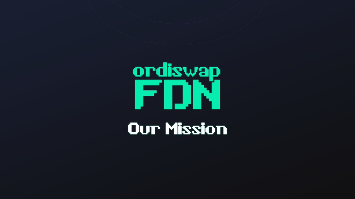 Since the early days of ETH, the Ethereum Foundation has played a pivotal role in ecosystem development.

Their key strengths: Strategic allocation of resources, talent &amp; capital for fledgling projects 🧠

At Ordiswap Foundation, we are on a similar mission 🧵 1/8