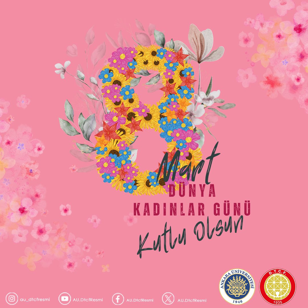 #8martdünyakadınlargünükutluolsun 

#dtcf #ankaraüniversitesi