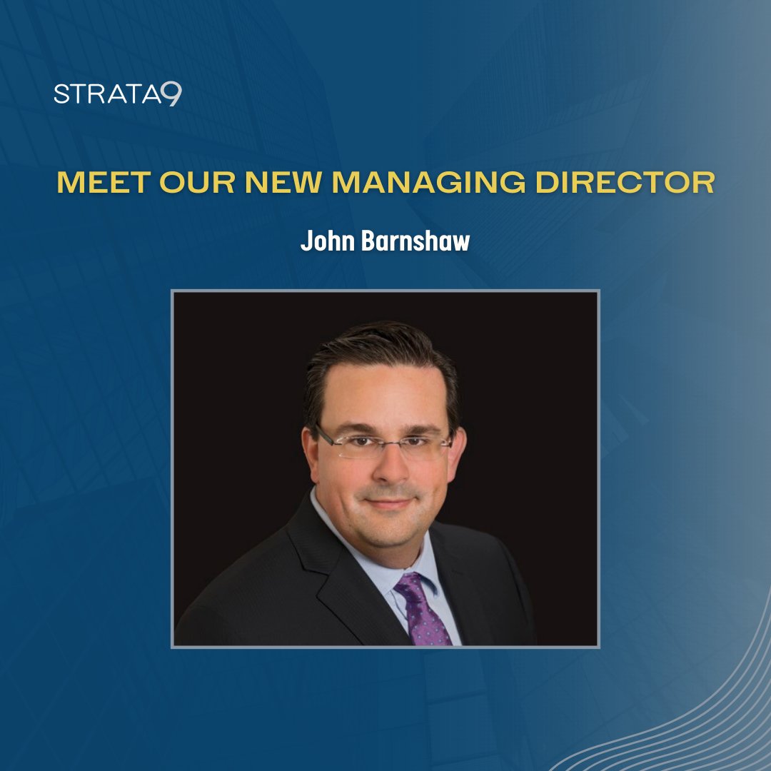 📣#STRATA9 proudly welcomes <a href="/JohnBarnshaw/">John Barnshaw</a> as our newly appointed Managing Director! 🌟 Dr. Barnshaw brings a wealth of leadership experience and a passion for fostering learner success. 🚀

➡️ Learn more about John here: prn.to/3wRleZT 

#ManagingDirector #Leadership