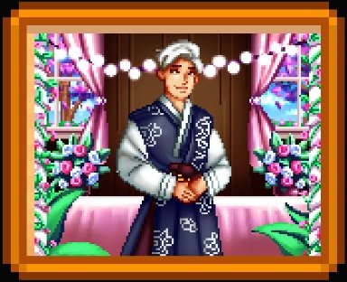 eIfIand's tweet image. Esse evento de casamento do Ridgeside é tão fofo! Adorando jogar com esses mods, Layzinho casou com o June e eu tô feliz! #StardewValley #ridgeside #expanded