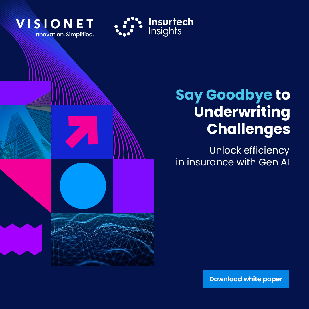Struggling with the complexities of insurance innovation? Our latest white paper unveils the game-changing potential of Gen AI in underwriting. Download our white paper and elevate your underwriting process: info.visionet.com/insuretech-whi… #Visionet #InsurtechInsights #AI #Discussion