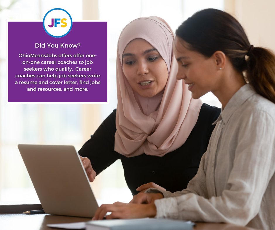 Did You Know? OhioMeansJobs offers one-on-one career coaching that can help you find the right job to fit your needs. Visit omj-cinham.org/for-job-seeker… to learn more &amp; see if you qualify.