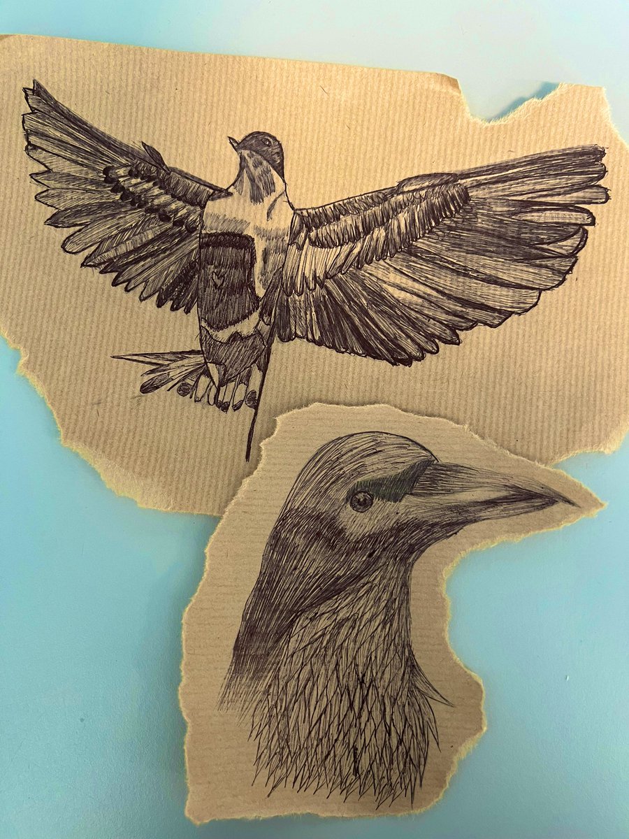 Year 9 biro drawings showing off their mark making skills with confidence 💫✨ @EssaAcademy #biro #detail