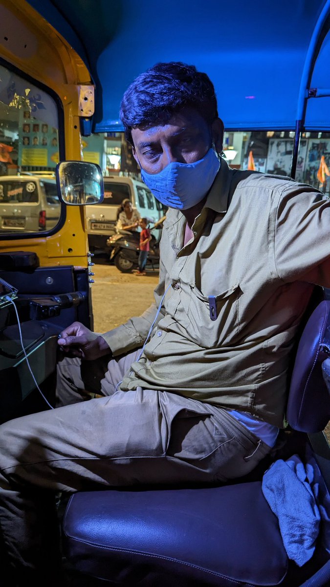 Health Impacts of #AirPollution Murad says he has been wearing mask for last 3-4 mnths due to #dustpollution 'I drive around Mira Road, Dahisar, Borivali areas. There is so much dust tht I have been coughing hence I decided to wear a mask and it's helping.' #AirPollutionStories