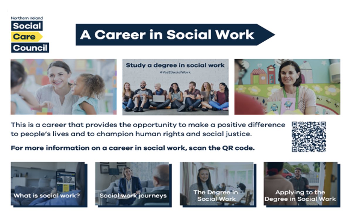 Fabulous opportunity to meet with over 100 school pupils at our Virtual Social Work Information Session. Exciting to speak with the future generation of social workers!
Thank you to all those who took part!
#Yes2SocialWork
#choosesocialwork
@QUBSSESW @UlsterSW @NI_SCC  @bitcni