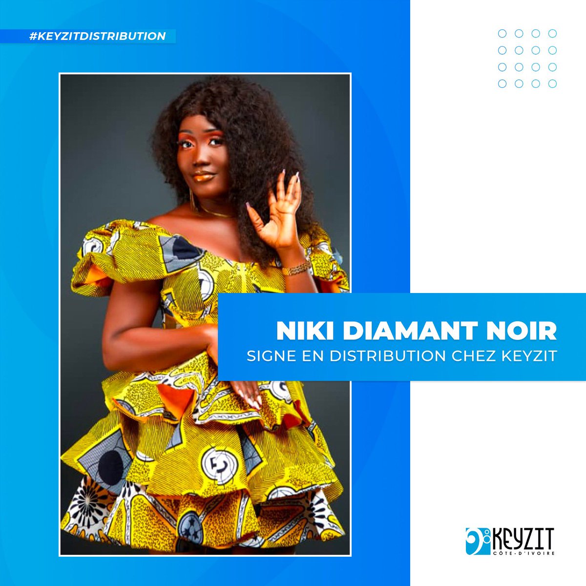 keyzit_ci's tweet image. Nous souhaitons la bienvenue à l’artiste NIKI DIAMANT NOIR qui signe en distribution chez KEYZIT !

#KeyzitDistribution #KeyzitCI #KeyzitAfrica #AfricanMajor