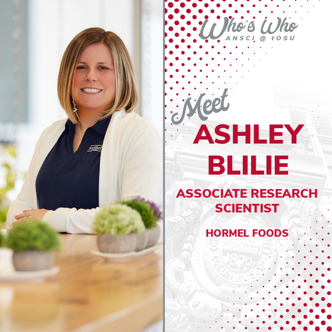 Ever curious about where our #ANSCI Alumni find themselves post-graduation? For Dr. Ashley Blilie, finding her way in the world of food science started right here in Columbus, leading her down a path she least expected. Read her full story here: go.osu.edu/anscialumn